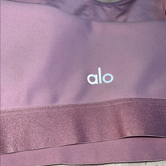 ALO Lavender Sports Bra - Picture 3 of 5